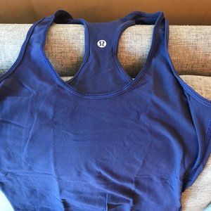 Dark blue lulu tank top